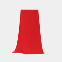 Hochwertige Kurzflor Wolle Rot 180*30cm