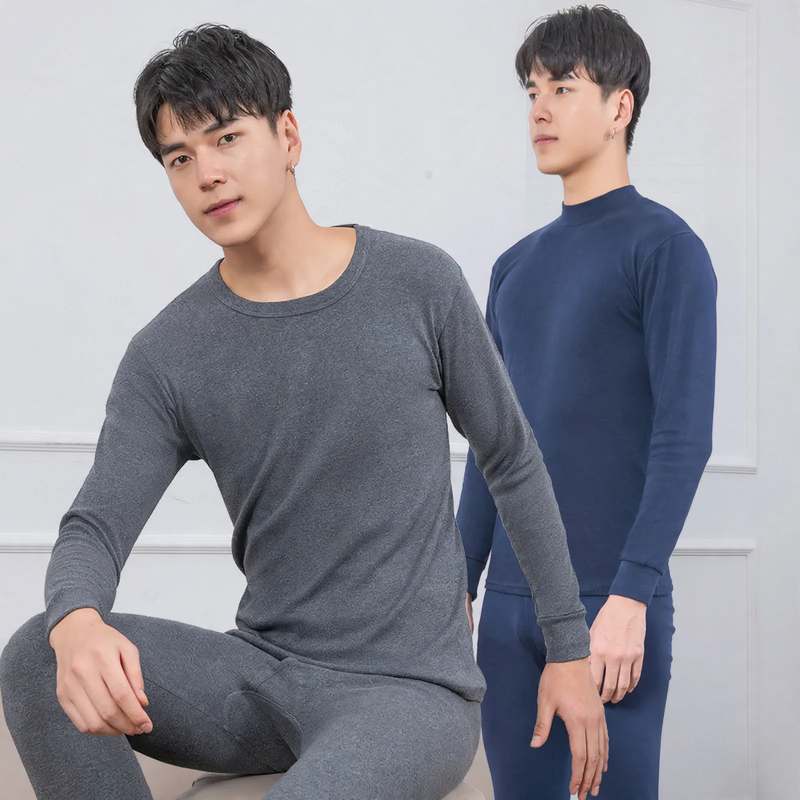 Baumwoll-Thermo-Set, Rundhalsausschnitt, Unisex