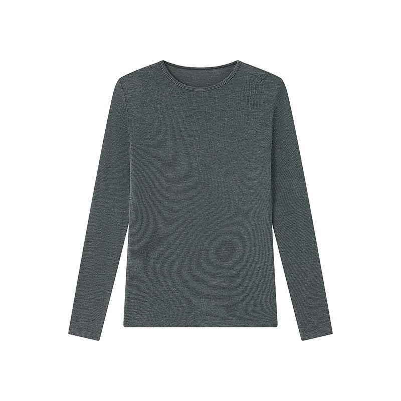 Damen Langarm-Unterziehshirt, Modal, Rundhalsausschnitt