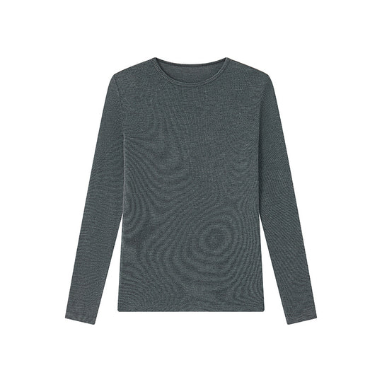 Damen Langarm-Unterziehshirt, Modal, Rundhalsausschnitt