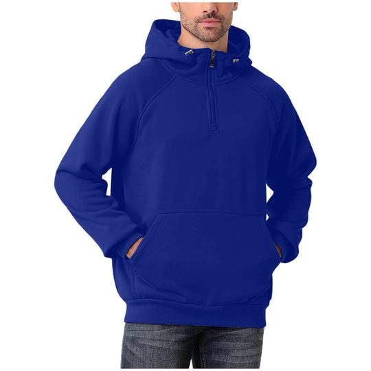 Herren-Sweater mit Kapuze und Reißverschluss