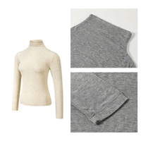Beige hoher Kragen