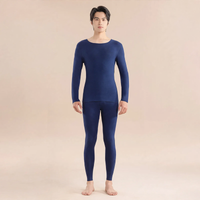 Jeansblau Herrensset