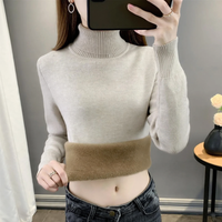 Hafer Stehkragen verdickt Fleece