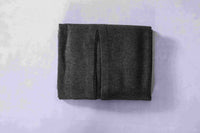 Merinowolle Anthrazit Poncho
