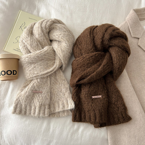 Strickschal aus Alpakawollmischung