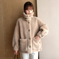 Hellbeige-Braun 100% Wolle