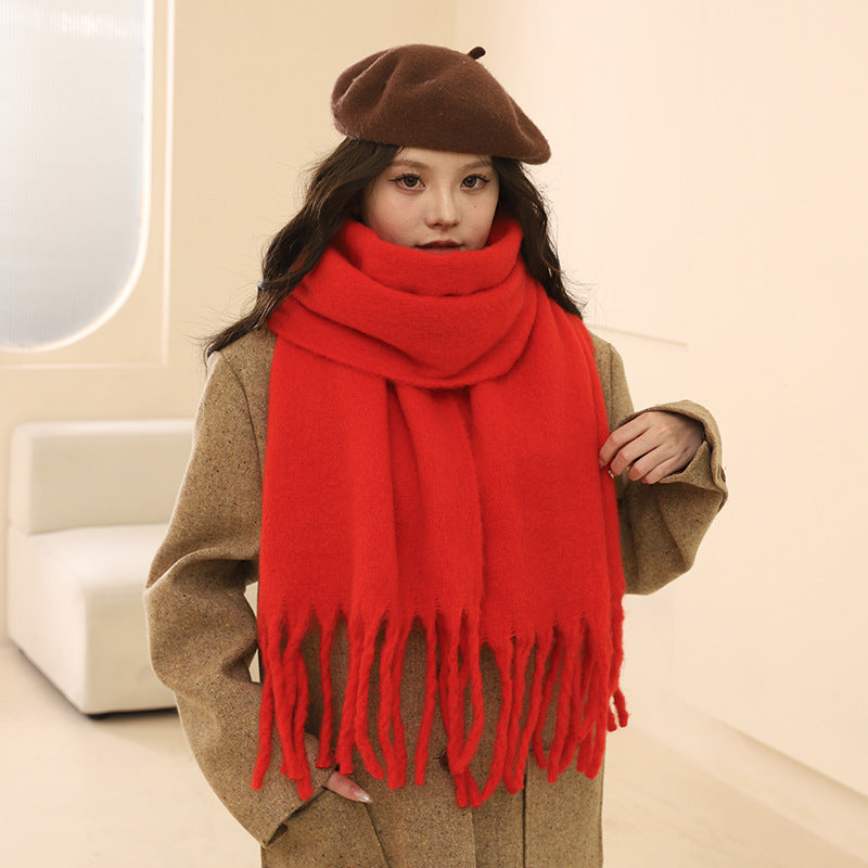 Warmer Strickschal für Damen und Herren