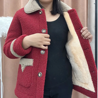 Patchwork Fleece Weinrot