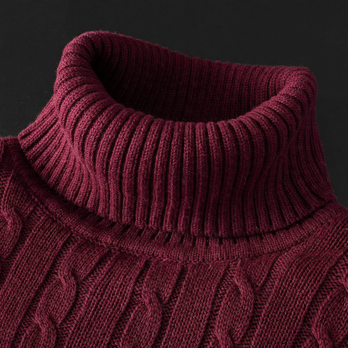 Herren-Strickpullover, Baumwolle, gefüttert