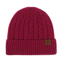 Rote Dattel Strickmütze
