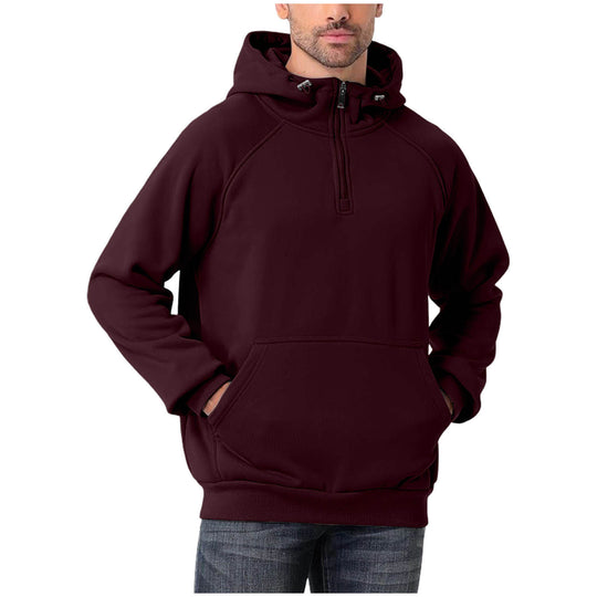 Herren-Sweater mit Kapuze und Reißverschluss