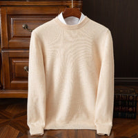 Beige Rundhals