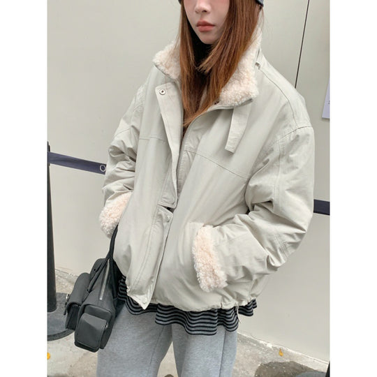 Damen-Parka mit Lammfleece-Futter