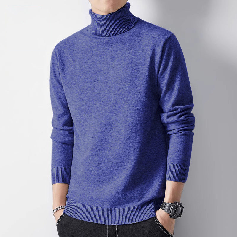 Herren-Rollkragenpullover, warm gefüttert, Winter