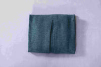 Merinowolle Dunkelblau Poncho