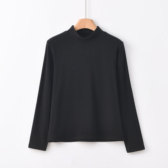 Wärmender Strickpullover mit Stehkragen