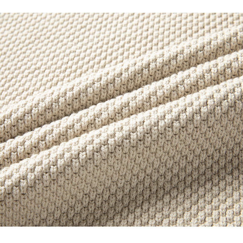 Herren-Strickpullover mit Rollkragen im Retro-Stil