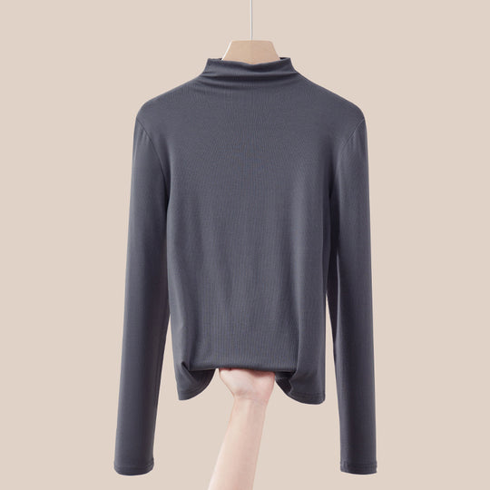 Dünner Rollkragen-Pullover, langärmelig, für Damen