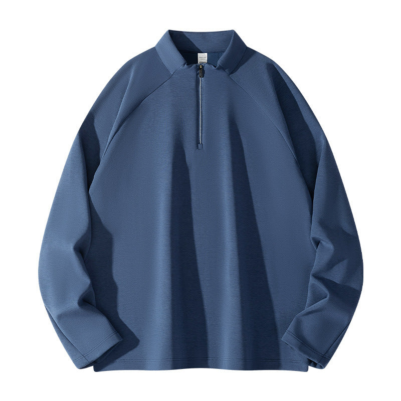 Herren-Langarm-Sweatshirt mit Reißverschluss