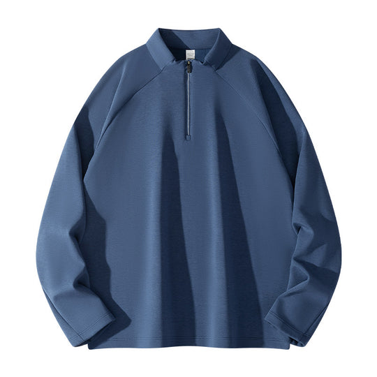Herren-Langarm-Sweatshirt mit Reißverschluss