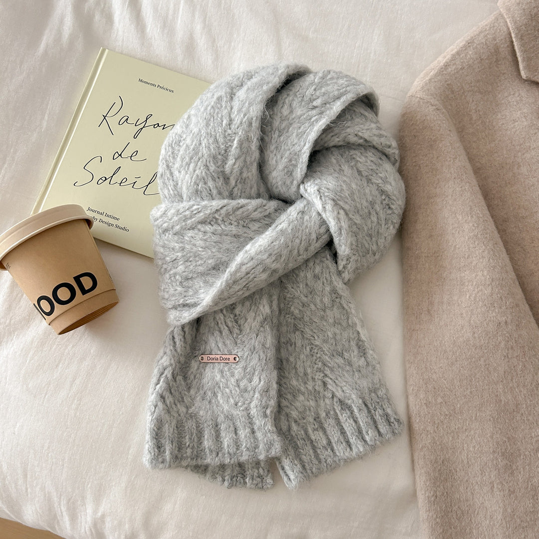 Strickschal aus Alpakawollmischung