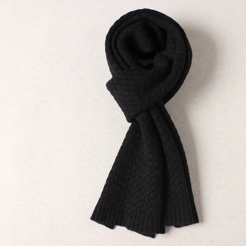 Strickschal aus reiner Merinowolle, 185 cm