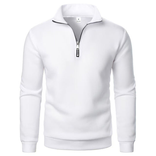 Locker geschnittenes Herren-Sweatshirt mit Reißverschluss
