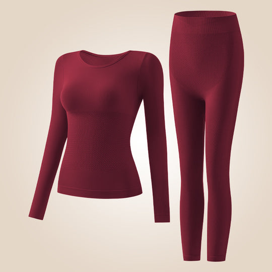 Damen-Thermo-Set, formgebend, elastisch