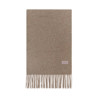 Mokka Wollschal warm