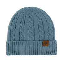 Blau Wärme Strickmütze