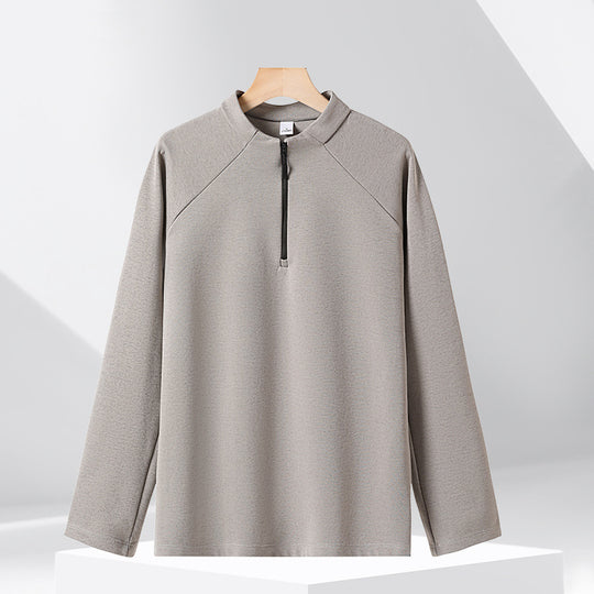 Atmungsaktives Sweatshirt mit Stehkragen, 320g
