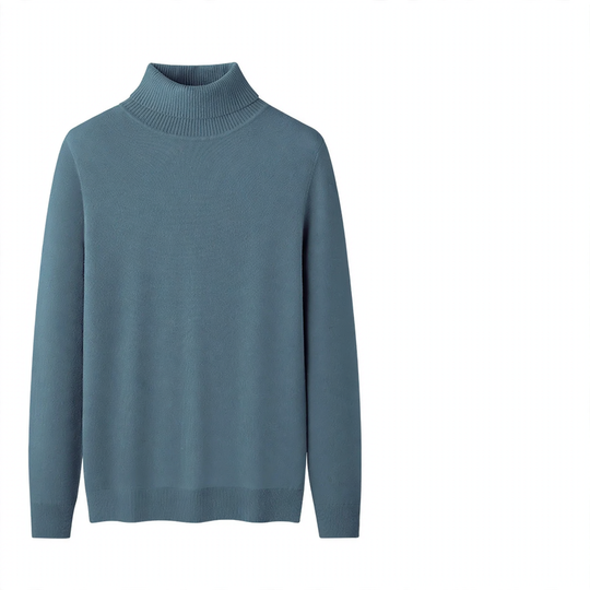 Herren-Rollkragenpullover, gefüttert, Modal-Mix, 350g