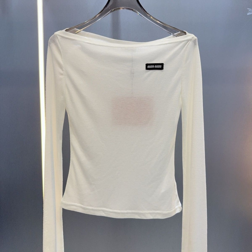 Damen-Strickpullover, schulterfrei