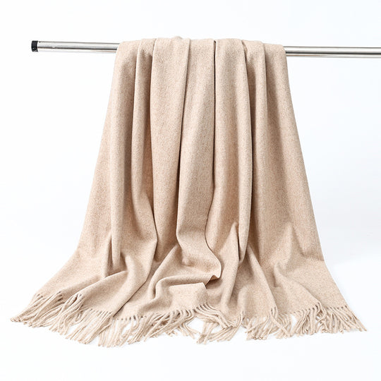 Eleganter Woll-Kaschmir-Schal für Damen und Herren