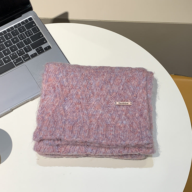 Strickschal aus Alpakawollmischung, modisch