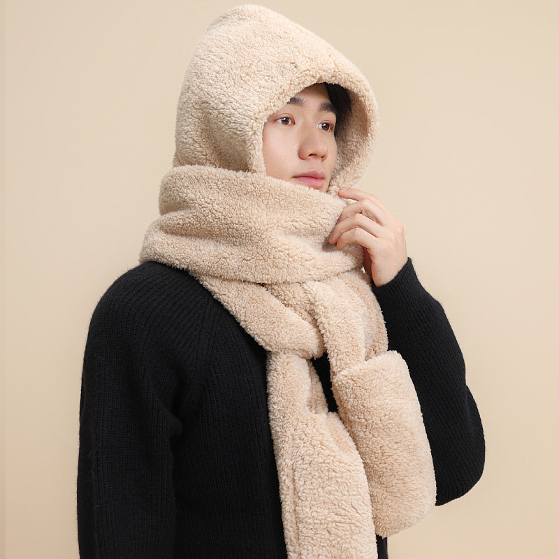 Winter-Set für Herren: Mütze, Schal und Handschuhe