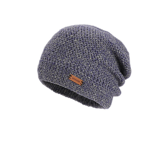 Damen Strickmütze und Schal Set, gefüttert, Winter