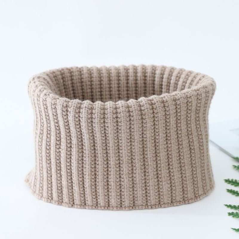 Gestrickter Halswärmer aus Wolle