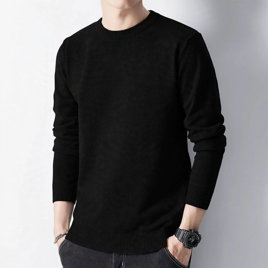 Herren-Rollkragenpullover, warm gefüttert, Winter