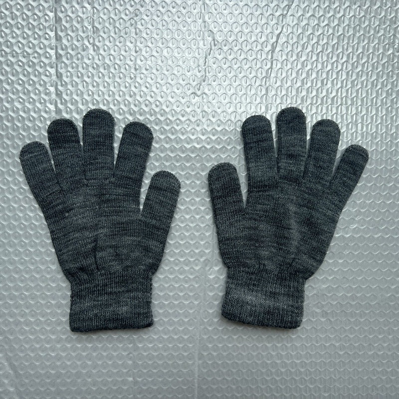 Strickmütze und Schal Set, gefüttert, Winter