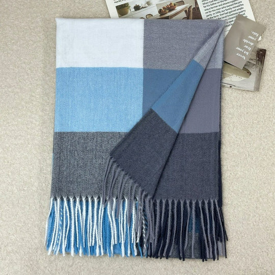 Karierter Schal aus Kaschmir-Imitat, 65x180cm