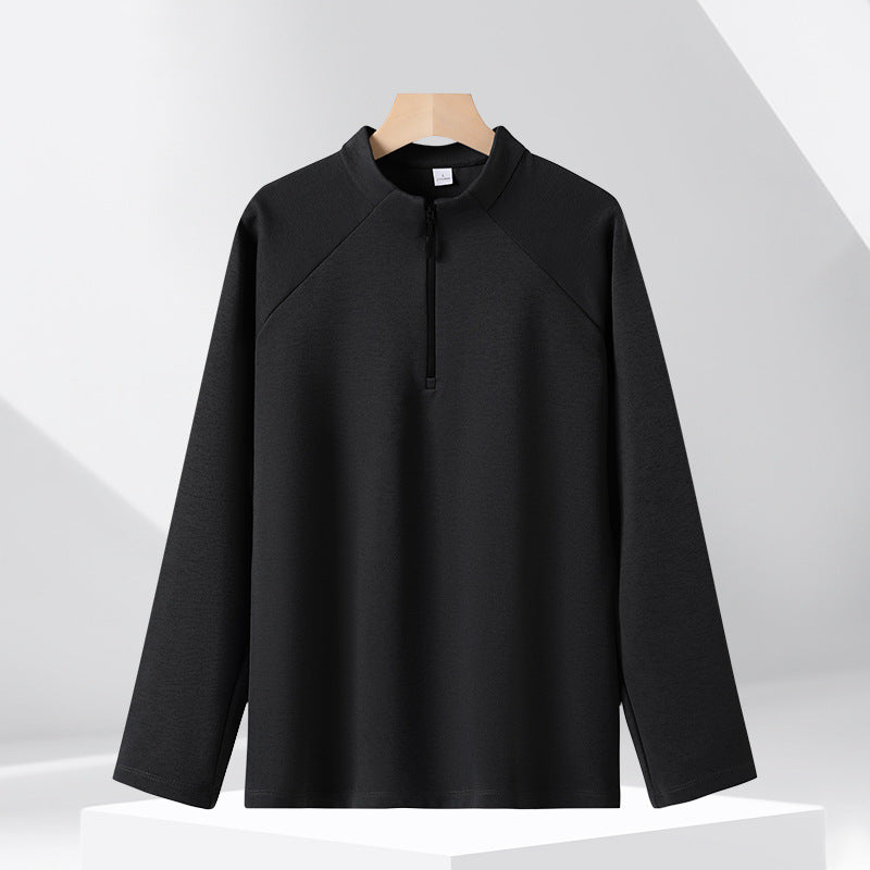 Atmungsaktives Sweatshirt mit Stehkragen, 320g
