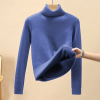 369 Rollkragen Blau