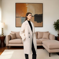 Beige Weiß, Standard 96 cm