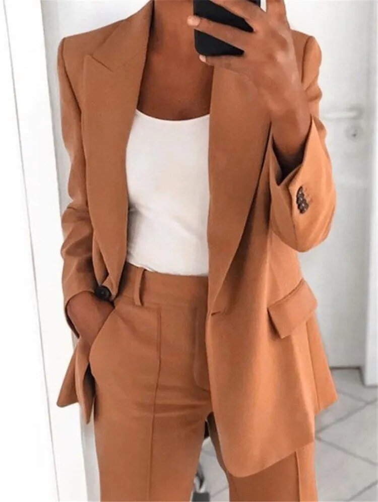 ShopNory 2-teiliges Damen Blazer-Set