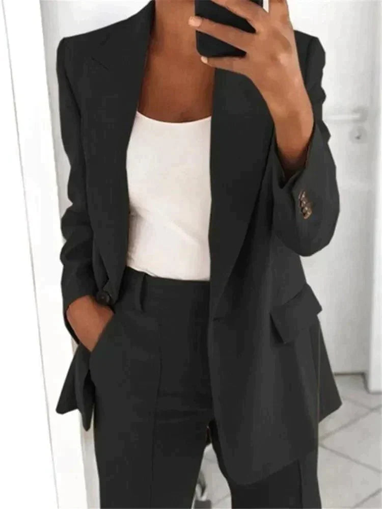ShopNory 2-teiliges Damen Blazer-Set