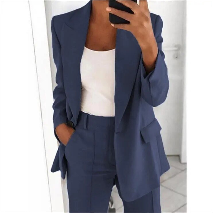 ShopNory 2-teiliges Damen Blazer-Set