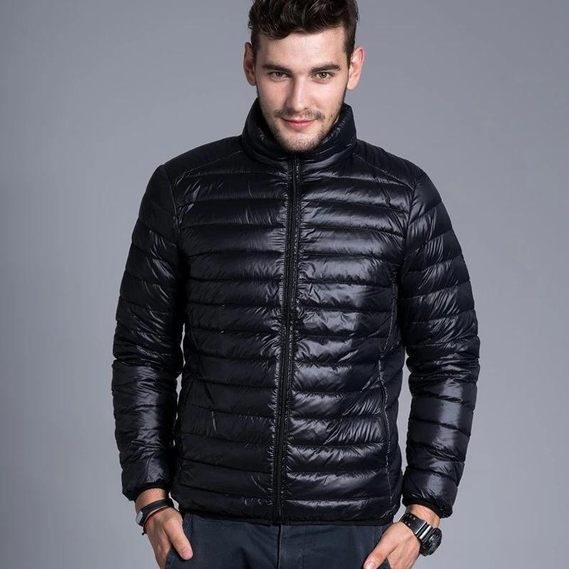 Pufferjacke Winddicht und Warm Steppdesign Reguläre Passform Reißverschlussverschluss