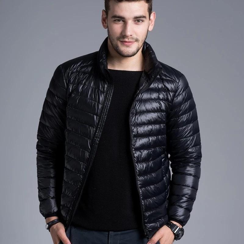 Pufferjacke Winddicht und Warm Steppdesign Reguläre Passform Reißverschlussverschluss